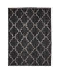 Trellis Gel Flatweave Rug Black - Homemaker - Size: 60X110 - thumbnail 2