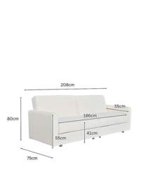 Aspire Vault Storage Sofa Bed Natural - Aspire - thumbnail 5