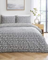 Nico Spot Duvet Cover Set Monochrome - JD Williams - Size: SINGLE - thumbnail 1