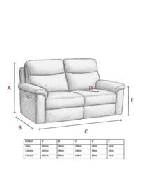 Aspire Corvan Leather Recliner Chair Grey - Aspire - thumbnail 4