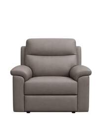 Aspire Corvan Leather Recliner Chair Grey - Aspire - thumbnail 5