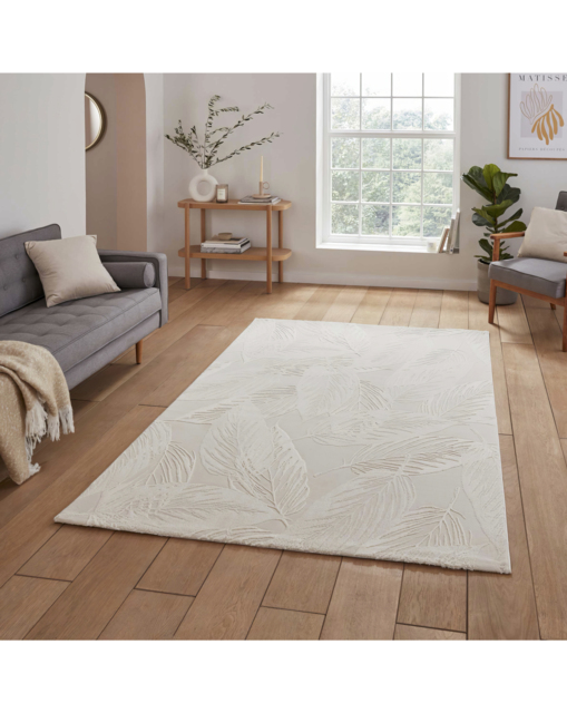 Think Rugs Flores Botanical Rug Cream - Think Rugs - Size: 120X170 - image 1