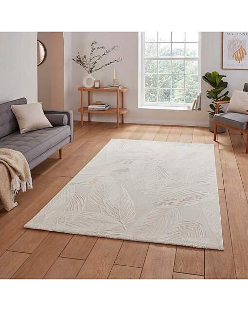 Think Rugs Flores Botanical Rug Cream - Think Rugs - Size: 120X170 - image 1