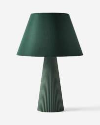 Cora Glass Table Lamp Green - Searchlight - thumbnail 2