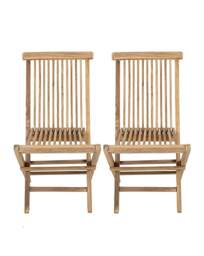 Charles Bentley Folding Chairs, Set of 2 Natural - Charles Bentley - thumbnail 4
