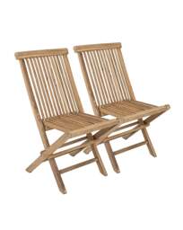 Charles Bentley Folding Chairs, Set of 2 Natural - Charles Bentley - thumbnail 3