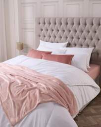 Downland Soft Touch 7.5 Tog Duvet White - Downland - Size: SINGLE - thumbnail 5
