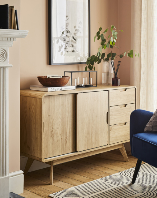 Oslo Sliding Door Sideboard OAK - Gray & Osbourn - image 1