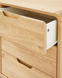 Oslo Sliding Door Sideboard OAK - Gray & Osbourn - thumbnail 3