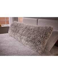 Long Hair Bolster Pillow Grey - Huggleland - Size: ONE SIZE - thumbnail 3