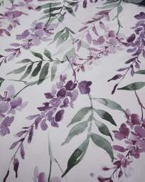 Wisteria Duvet Cover Set White/Navy - Catherine Lansfield - Size: SINGLE - thumbnail 4