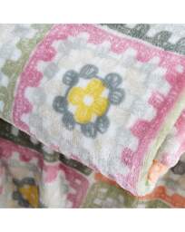 Catherine Lansfield Crochet Print Throw Green - Catherine Lansfield - Size: 130X170 - thumbnail 2
