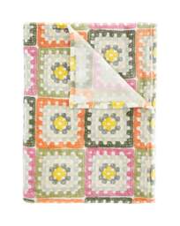 Catherine Lansfield Crochet Print Throw Green - Catherine Lansfield - Size: 130X170 - thumbnail 4