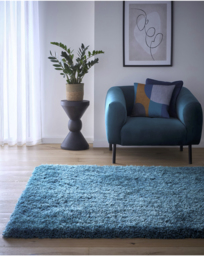 Chicago Shaggy Rug Teal - Origins - Size: 140X200 - thumbnail 1