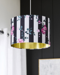 Joanna Hope Lainey Striped Floral Shade Black/White - Joanna Hope - thumbnail 1