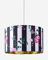 Joanna Hope Lainey Striped Floral Shade Black/White - Joanna Hope - thumbnail 3