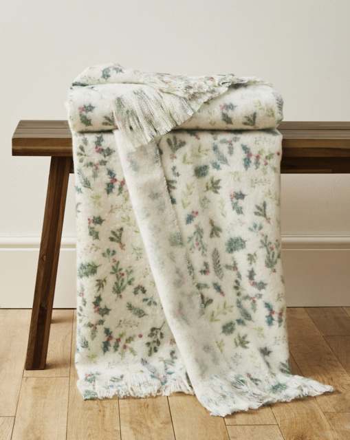 Merry Berries Faux Mohair Throw Multi - JD Williams - image 1