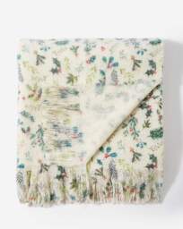 Merry Berries Faux Mohair Throw Multi - JD Williams - thumbnail 4