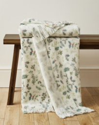Merry Berries Faux Mohair Throw Multi - JD Williams