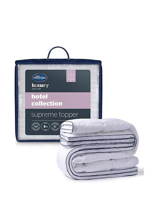 Silentnight Hotel 5cm Mattress Topper White - Silentnight - Size: KING - image 1