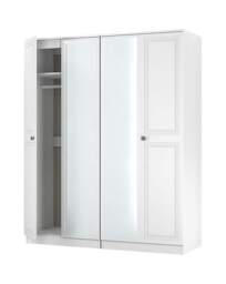 Richmond 4 Door Wardrobe White - Welcome - thumbnail 3