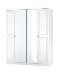 Richmond 4 Door Wardrobe White - Welcome - thumbnail 2