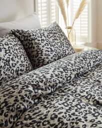 Joanna Hope Animal Satin Duvet Set Natural - Joanna Hope - Size: SINGLE - thumbnail 3