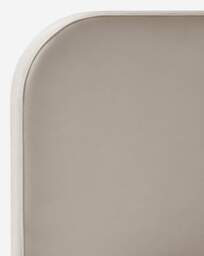 Emery Velvet Bed with 3 Layer Mattress Natural - JD Williams - Size: KINGSIZE - thumbnail 2