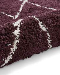 Think Rugs Boho Fringe Rug Purple - Think Rugs - Size: 200X290 - thumbnail 4