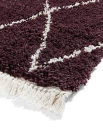 Think Rugs Boho Fringe Rug Purple - Think Rugs - Size: 200X290 - thumbnail 3
