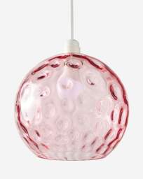 Nora Matt Blush Glass 20cm Pendant Shade Blush - JD Williams - thumbnail 3