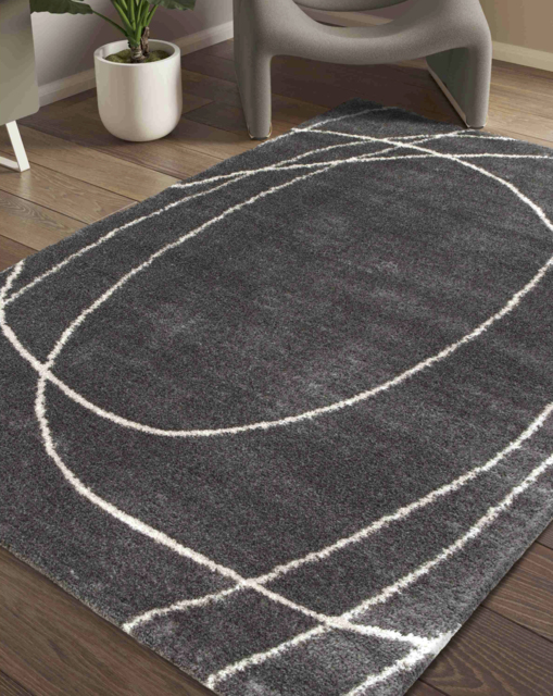 Halo Squiggle Rug Grey - Homemaker - Size: 200X290 - image 1