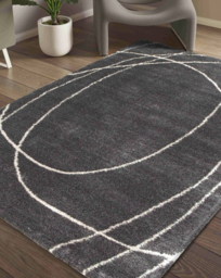 Halo Squiggle Rug Grey - Homemaker - Size: 200X290
