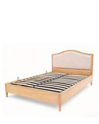 Emy Wooden Hidden Ottoman Bed Oak/Natural - XR Living - Size: DOUBLE - thumbnail 3