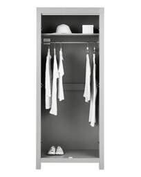 Dakota 2 Door Wardrobe Cool Grey - JD Williams - thumbnail 3