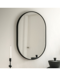 Gallery Yardley Mirror Black Black - Gallery Direct