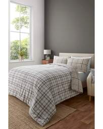 Catherine Lansfield Kelso Duvet Set Natural - JD Williams - Size: SINGLE - thumbnail 3