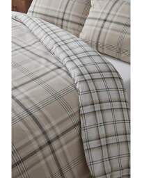Catherine Lansfield Kelso Duvet Set Natural - JD Williams - Size: SINGLE - thumbnail 4