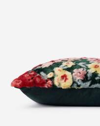 Ditsy Floral Faux Fur Cushion Multi - JD Williams - Size: 45X45CM - thumbnail 2