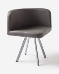 Mia Hideaway Spacesaving Dining set Grey - JD Williams - thumbnail 3