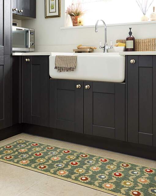 My Mat Nylon Indoor Floral Sage Runner Multi - Origins - Size: 50X150 - image 1