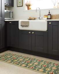 My Mat Nylon Indoor Floral Sage Runner Multi - Origins - Size: 50X150 - thumbnail 1
