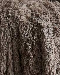 Shaggy Fleece Throw Natural - Catherine Lansfield - Size: 150X200 - thumbnail 4