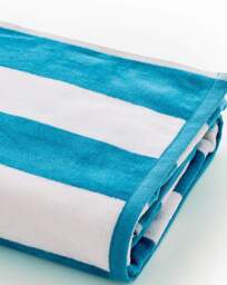 Deyongs Cabana Bay Cotton Beach Towel Turquoise - thumbnail 3