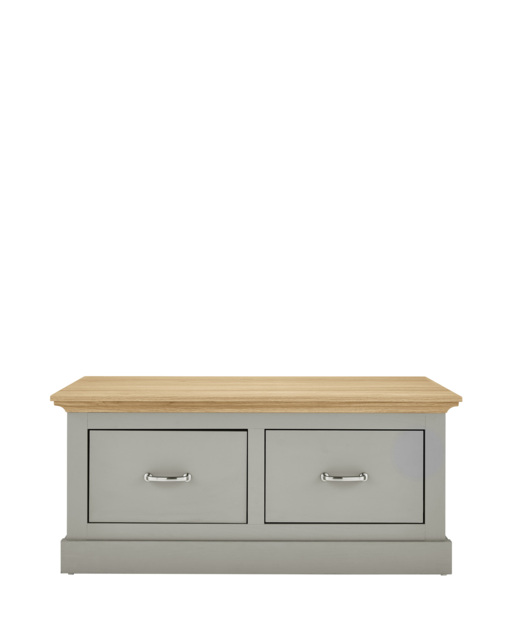 Julipa Ashford Storage Coffee Table Grey/Oak Effect - Julipa - image 1