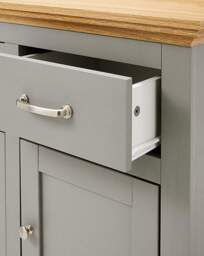 Julipa Ashford Storage Coffee Table Grey/Oak Effect - Julipa - thumbnail 2
