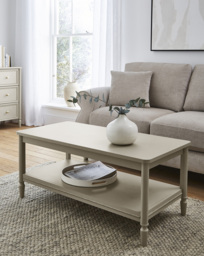 Darcy Bobbin Trim Coffee Table Natural - Julipa - thumbnail 1