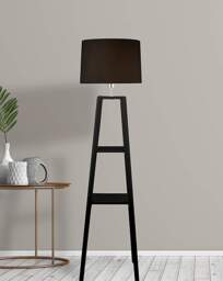 Lincoln Shelf Floor Lamp Black - Gray & Osbourn - thumbnail 5