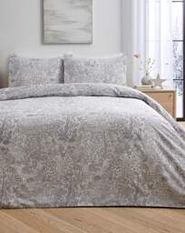 Brodie Woodland Duvet Cover Set Grey - JD Williams - Size: SINGLE - thumbnail 5