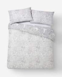 Brodie Woodland Duvet Cover Set Grey - JD Williams - Size: SINGLE - thumbnail 2